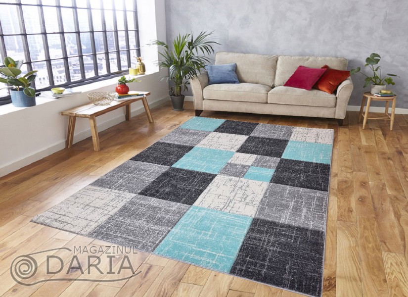 Covor GRACIA 744 grey/mint