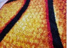 Covor MAGNOLIA 140 red/orange ROTUND