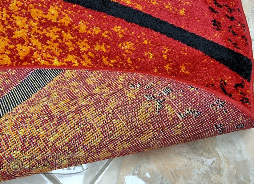 Covor MAGNOLIA 140 red/orange ROTUND