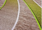 Covor tip mochetă ERIKA 8012 beige/green