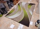Covor tip mochetă ERIKA 8012 beige/green