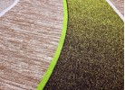 Covor tip mochetă ERIKA 8012 beige/green