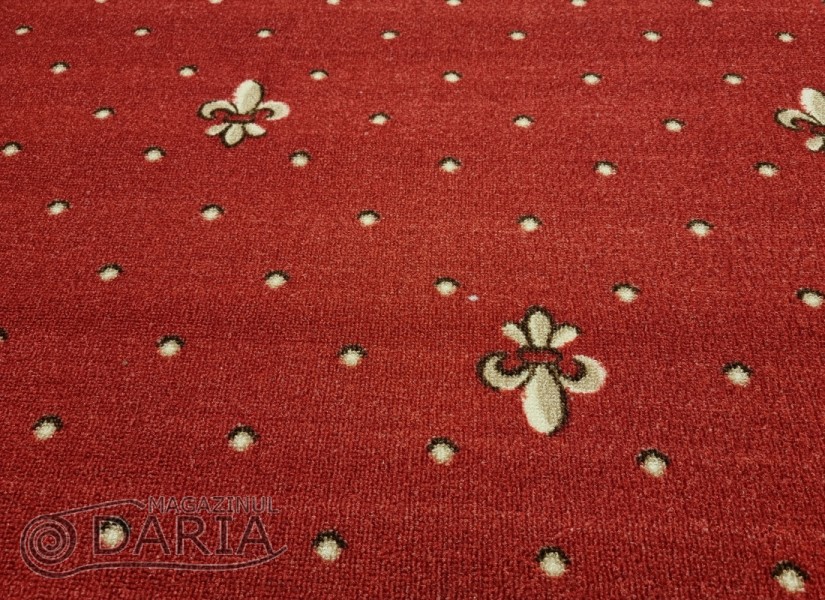 Covor tip mochetă ERIKA 8032 red
