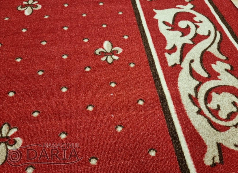 Covor tip mochetă ERIKA 8032 red