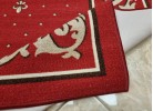 Covor tip mochetă ERIKA 8032 red