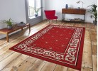Covor tip mochetă ERIKA 8032 red