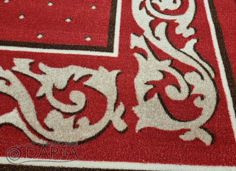 Covor tip mochetă ERIKA 8032 red