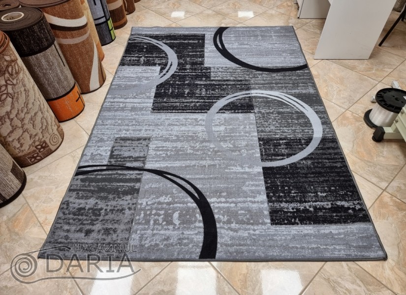 Covor tip mochetă ERIKA 8034 grey