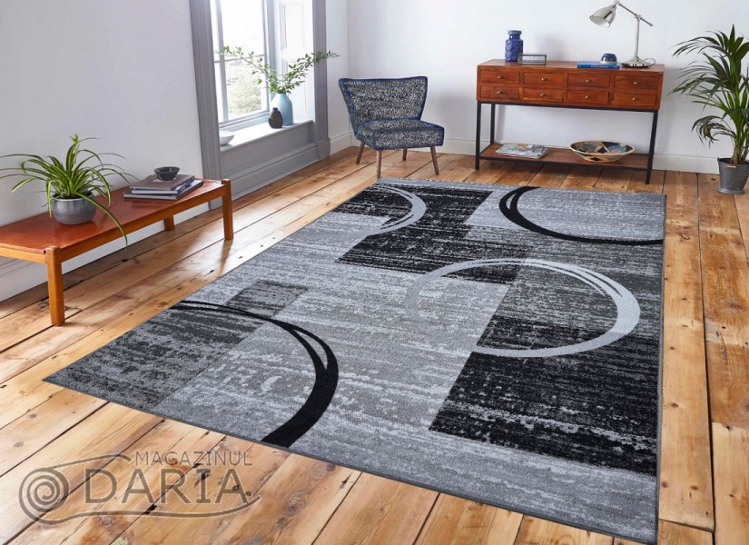 Covor tip mochetă ERIKA 8034 grey