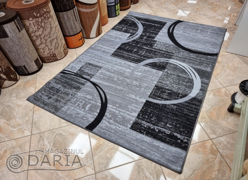 Covor tip mochetă ERIKA 8034 grey