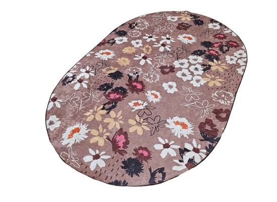 Covor tip mochetă REGAL 7003 beige oval