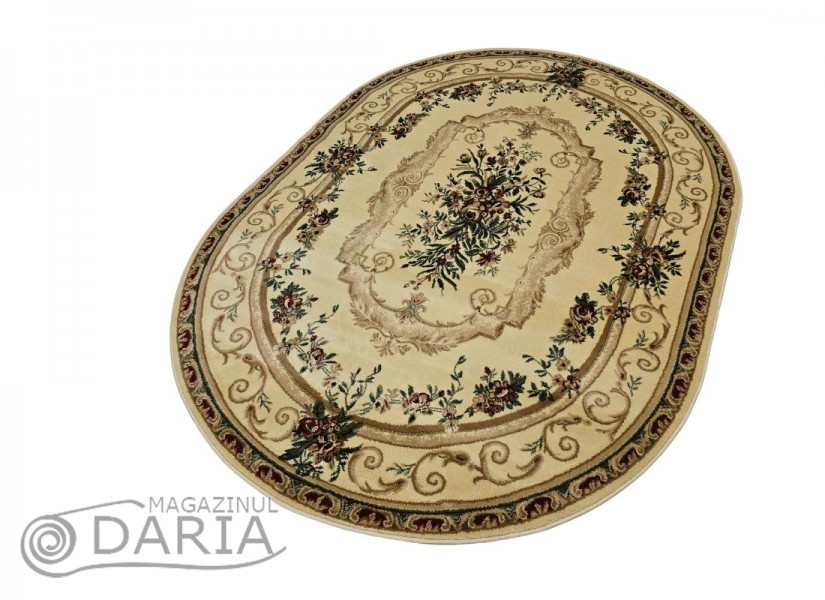 Covor Blue Stones 1798 CREAM OVAL