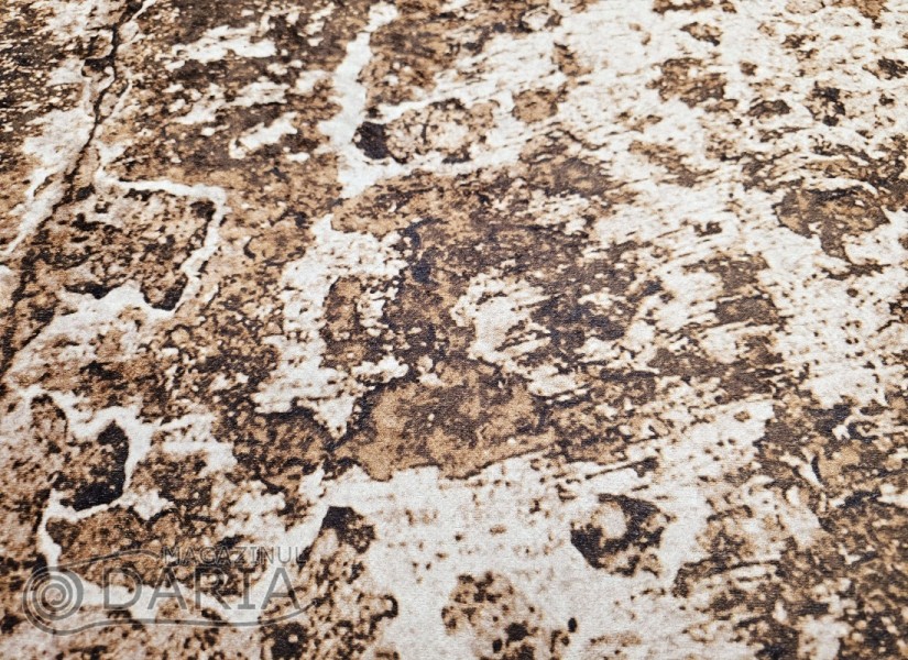 Covor tip mochetă REGAL 7012 beige rotund
