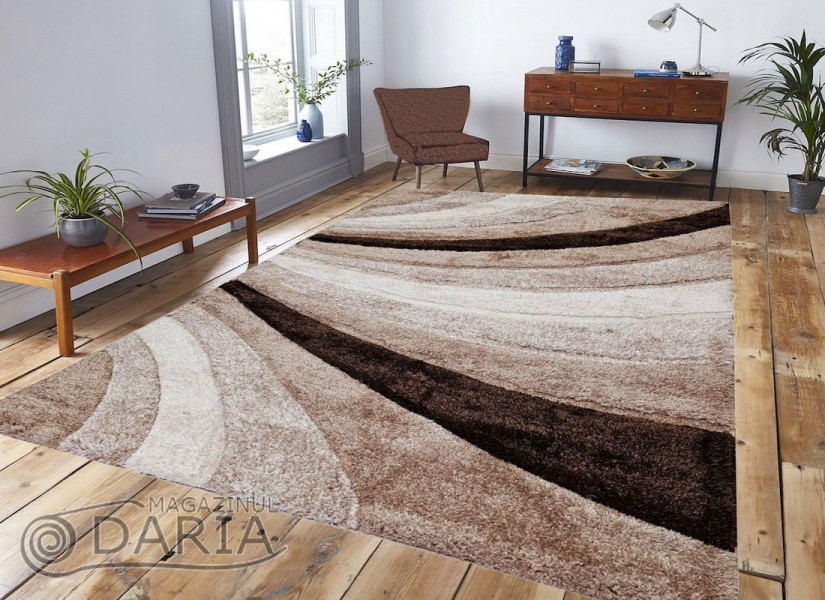 Covor 3D SHAGGY GRANDE 718 camel