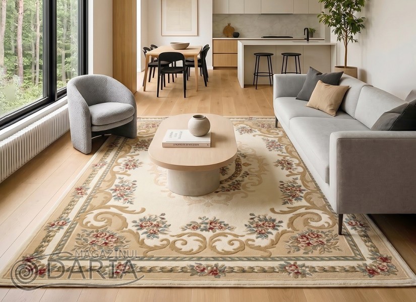 Covor din lana PREMIUM 6504-1325 beige