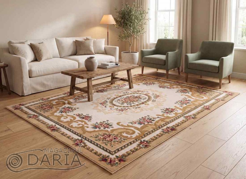Covor din lana PREMIUM 6504-1325 beige