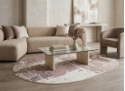 Covor tip mochetă REGAL 7011 beige oval