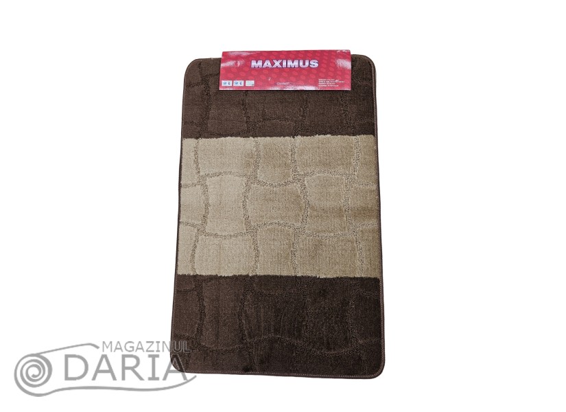 Set 2 covorase baie SARIYER 2518 BROWN