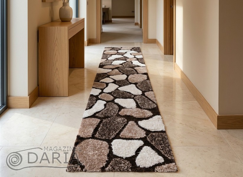Traversă 3D SHAGGY GRANDE 468 brown