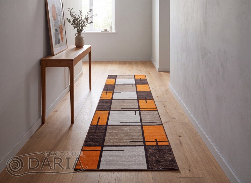 Traverse mocheta ERIKA 8010 beige/orange