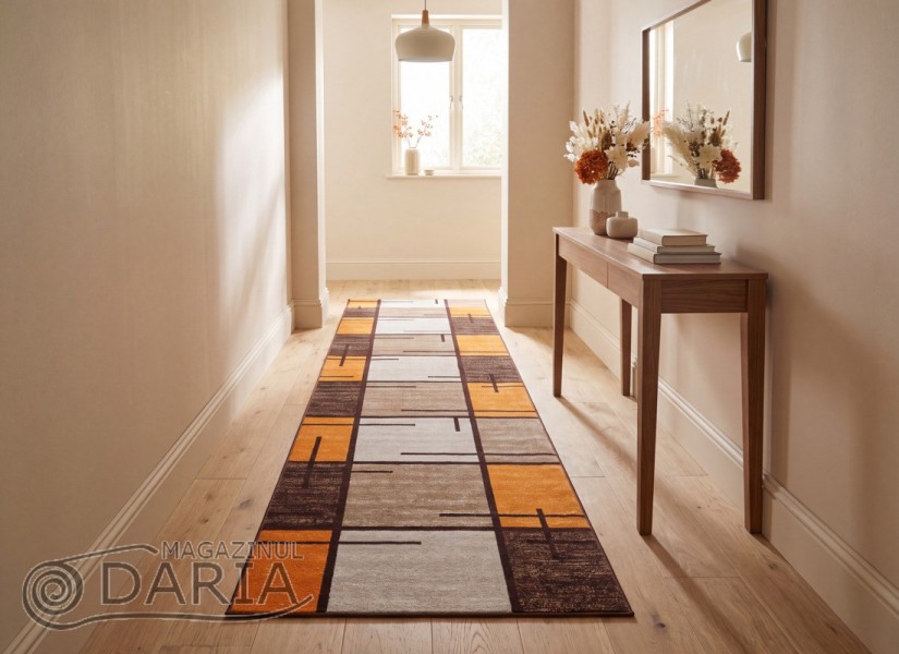 Traverse mocheta ERIKA 8010 beige/orange