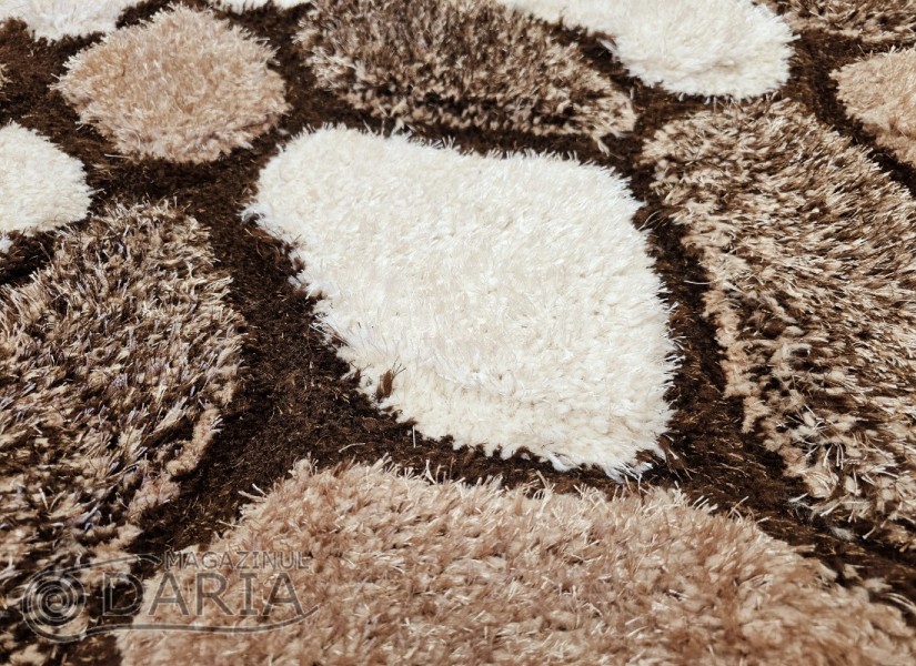 Traversă 3D SHAGGY GRANDE 468 brown