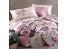Lenjerie de pat ranforce Mirante pink