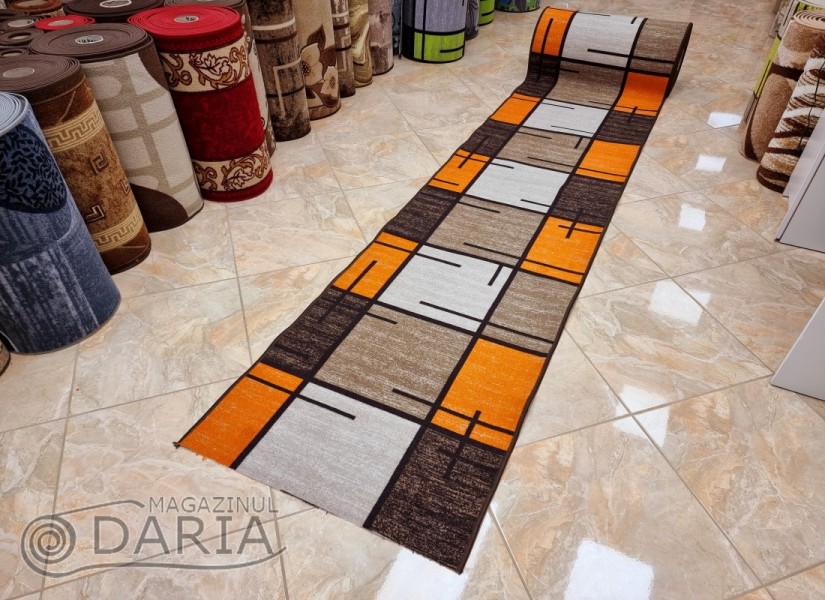 Traverse mocheta ERIKA 8010 beige/orange
