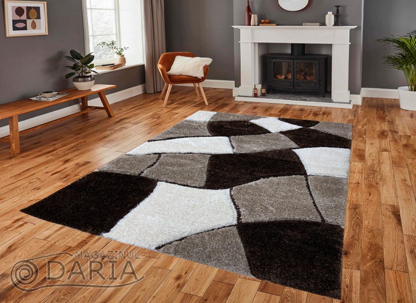 Covor 3D SHAGGY GRANDE 721 brown
