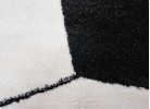 Covor MAGNOLIA 141 white/black ROTUND