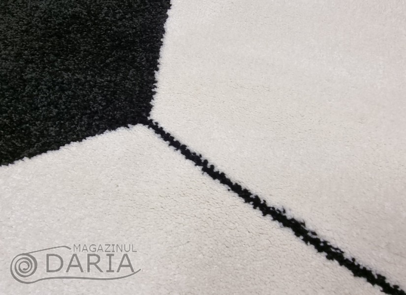 Covor MAGNOLIA 141 white/black ROTUND