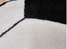 Covor MAGNOLIA 141 white/black ROTUND