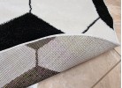 Covor MAGNOLIA 141 white/black ROTUND