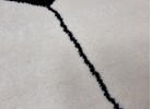 Covor MAGNOLIA 141 white/black ROTUND