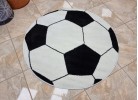Covor MAGNOLIA 141 white/black ROTUND