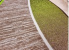 Covor tip mochetă ERIKA 8012 beige/green oval