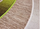 Covor tip mochetă ERIKA 8012 beige/green oval