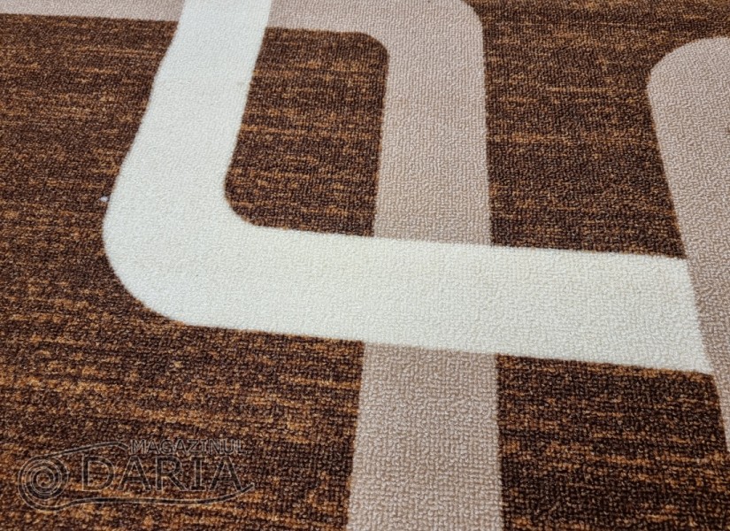 Covor tip mochetă ERIKA 8024 brown