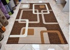 Covor tip mochetă ERIKA 8024 brown