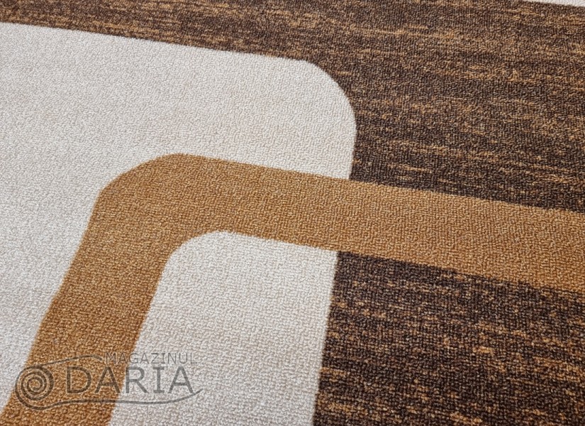 Covor tip mochetă ERIKA 8024 brown