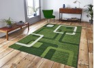 Covor tip mochetă ERIKA 8024 green