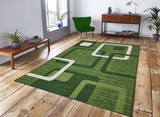 Covor tip mochetă ERIKA 8024 green
