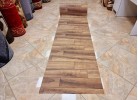 Covoras de baie Parketini brown
