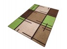 Covor tip mochetă ERIKA 8010 beige/green