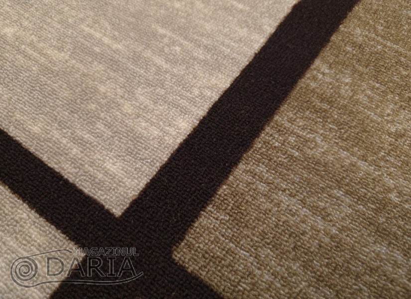 Covor tip mochetă ERIKA 8010 beige/green