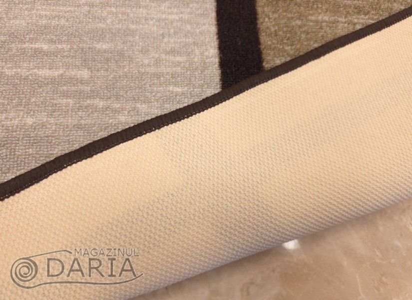 Covor tip mochetă ERIKA 8010 beige/green