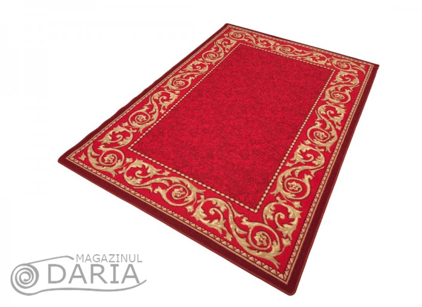 Covor tip mochetă ERIKA 8044 red
