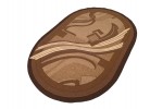 Covor tip mochetă ERIKA 8079 brown oval