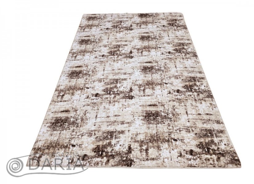 Covor tip mochetă PRESTIGE 6066 beige brown