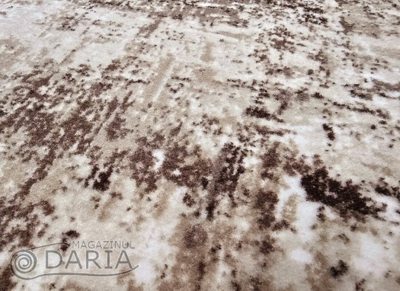 Covor tip mochetă PRESTIGE 6066 beige brown